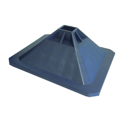 Support au sol pyramid anti vibratile rail 41x41 200X200mm
