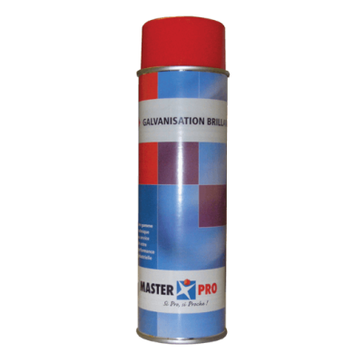 Bombe de peinture couleur galva 500ml