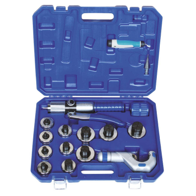 Coffret évaseur hydraulique 3/8 à 1""5/8 avec coupe tube et ébavureur