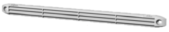 Grille de facade pour entrée d'air ISOLA