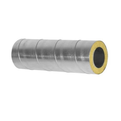 Gaine spiralée double paroie isolée en acier galva 3ml