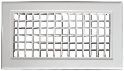 Grille en PVC double déflection verticale / horizontale