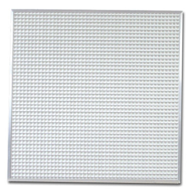 Grille à résilles 1 rang 45° pour dalle faux plafond
