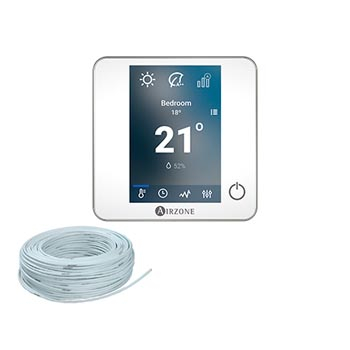 Pack de 2 à 8 Thermostat filaire BLUEFACE + câble bus