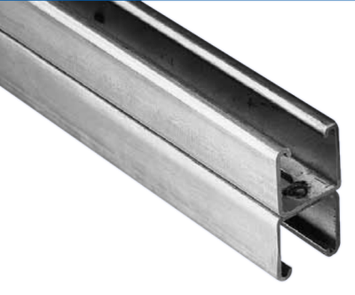 Profil de supportage en acier galvanise section 82x41mm
