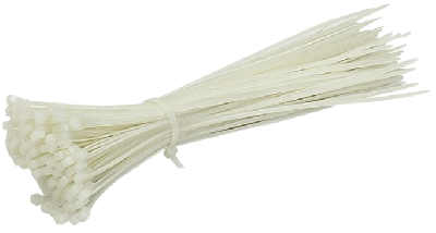 Sachet de colliers rilsan blanc (x100)