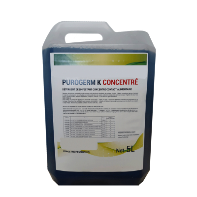 Nettoyant bactéricide, dégraissant, désinfectant concentré (5L) 