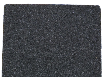 Plaque élastomère d'épaisseur 5mm x 1m x 1m couleur noire