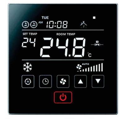 Thermostat d'ambiance tactile LCF TOUCH ventilo convecteur