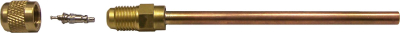 Valve laiton avec tube à braser en cuivre Ø1/4""