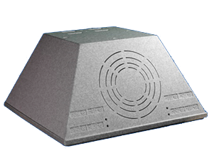 Plénum polystyrène pyramide haute densité M1 pour diffuseur plafonnier
