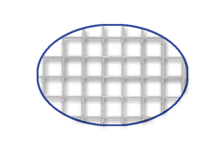 grille alu design maille moyenne finition
