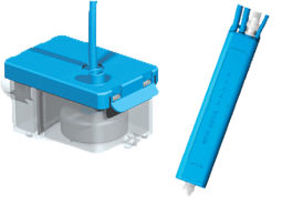 Pompe de relevage ASPEN Mini Bleu 14L/h 8m avec bac séparé
