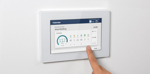 Commandes centralisée Touch Screen 256 avec Data Analyzer - TOSHIBA