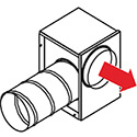 Caisson d'extraction d'air C4 800m3/h FLUX A 90° de 50 à 800 m³/h