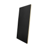 EUROPANPANNEAUNOIR - Panneau polyurétane double peau alu 1 face noir 1.2m x 2ml d'épaisseur 20.5mm