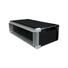 EUROPANPANNEAUNOIR - Panneau polyurétane double peau alu 1 face noir 1.2m x 2ml d'épaisseur 20.5mm
