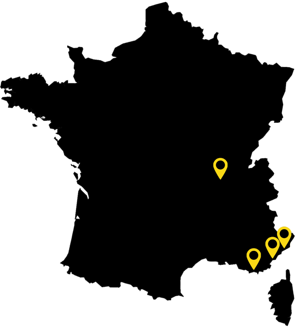 Carte des Agences KLIMA en France