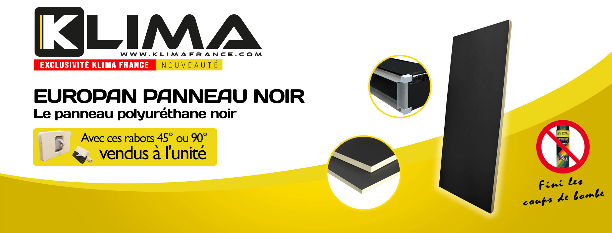 Panneau Europan Noir